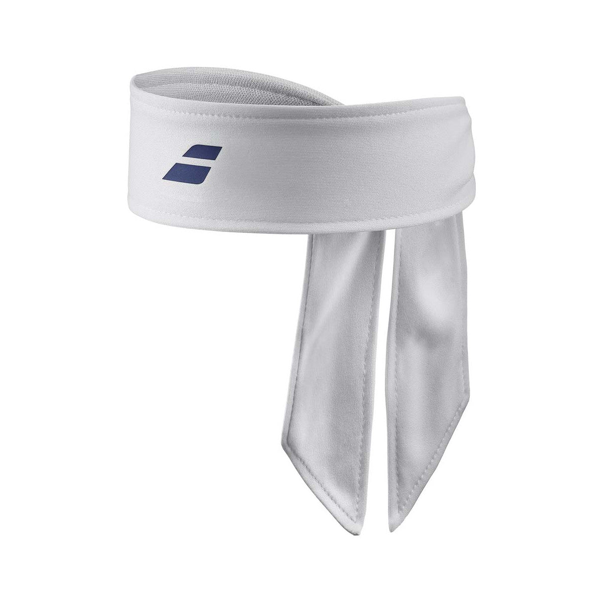 Babolat Tie Headband White / Navy blue