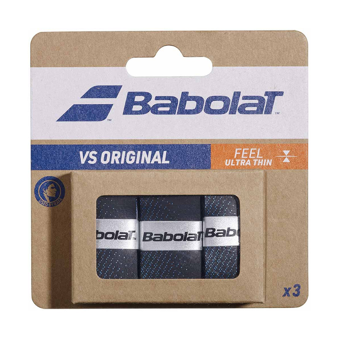 Babolat VS Original Black / Blue x 3 Overgrips