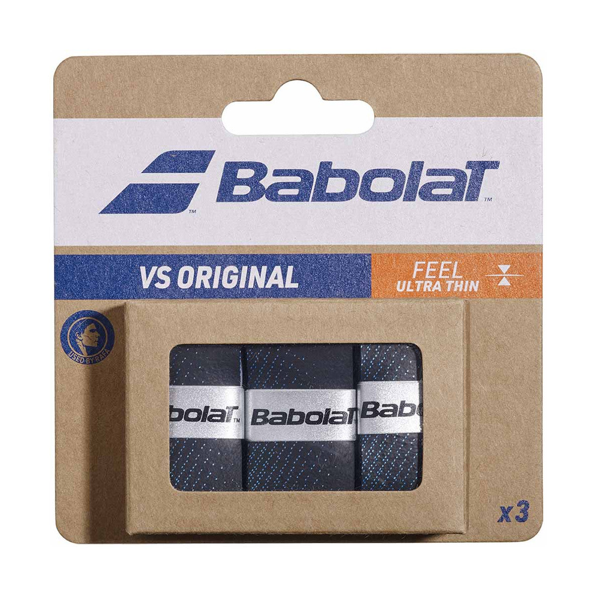 Babolat VS Original Black / Blue x 3 Overgrips