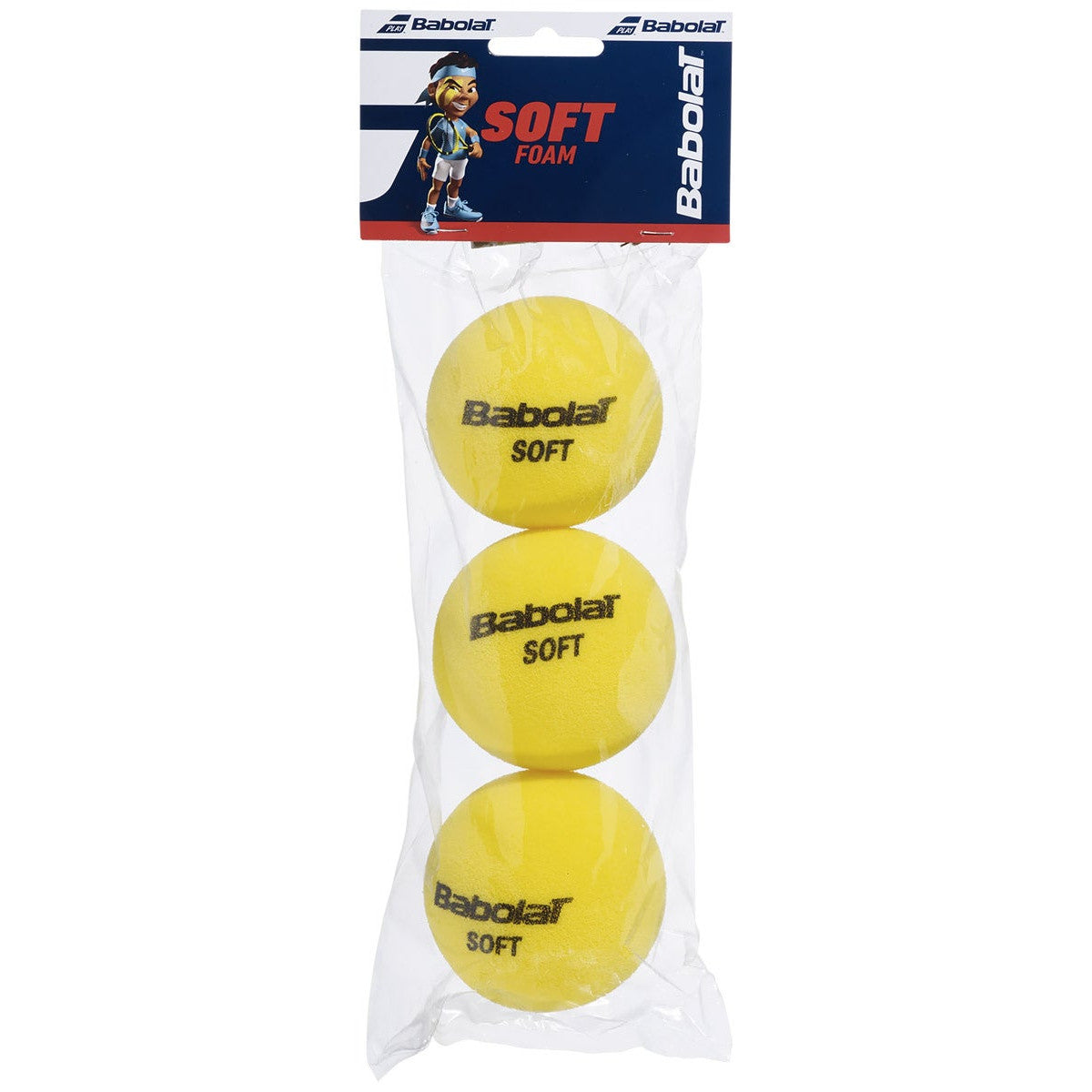 Bag of 3 Babolat Soft Foam Balls