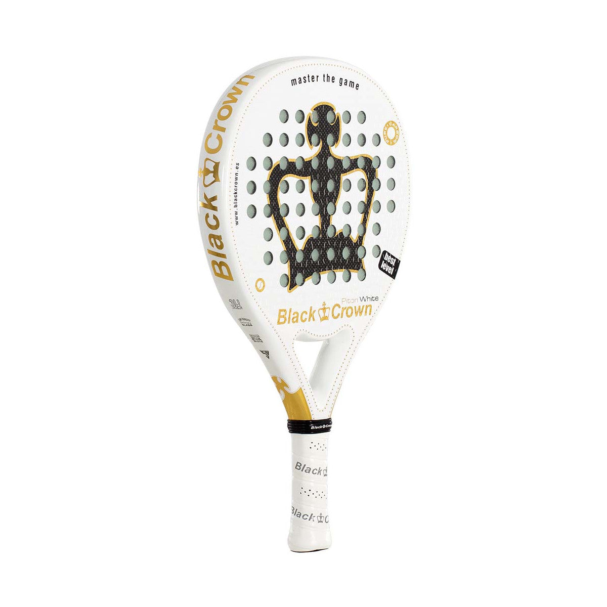Black Crown Piton White racquet – 3