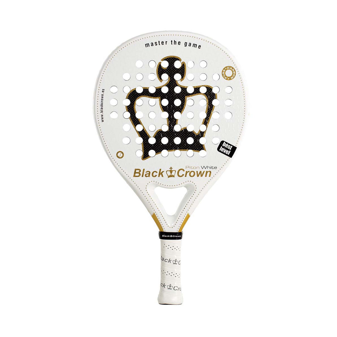 Black Crown Piton White racquet