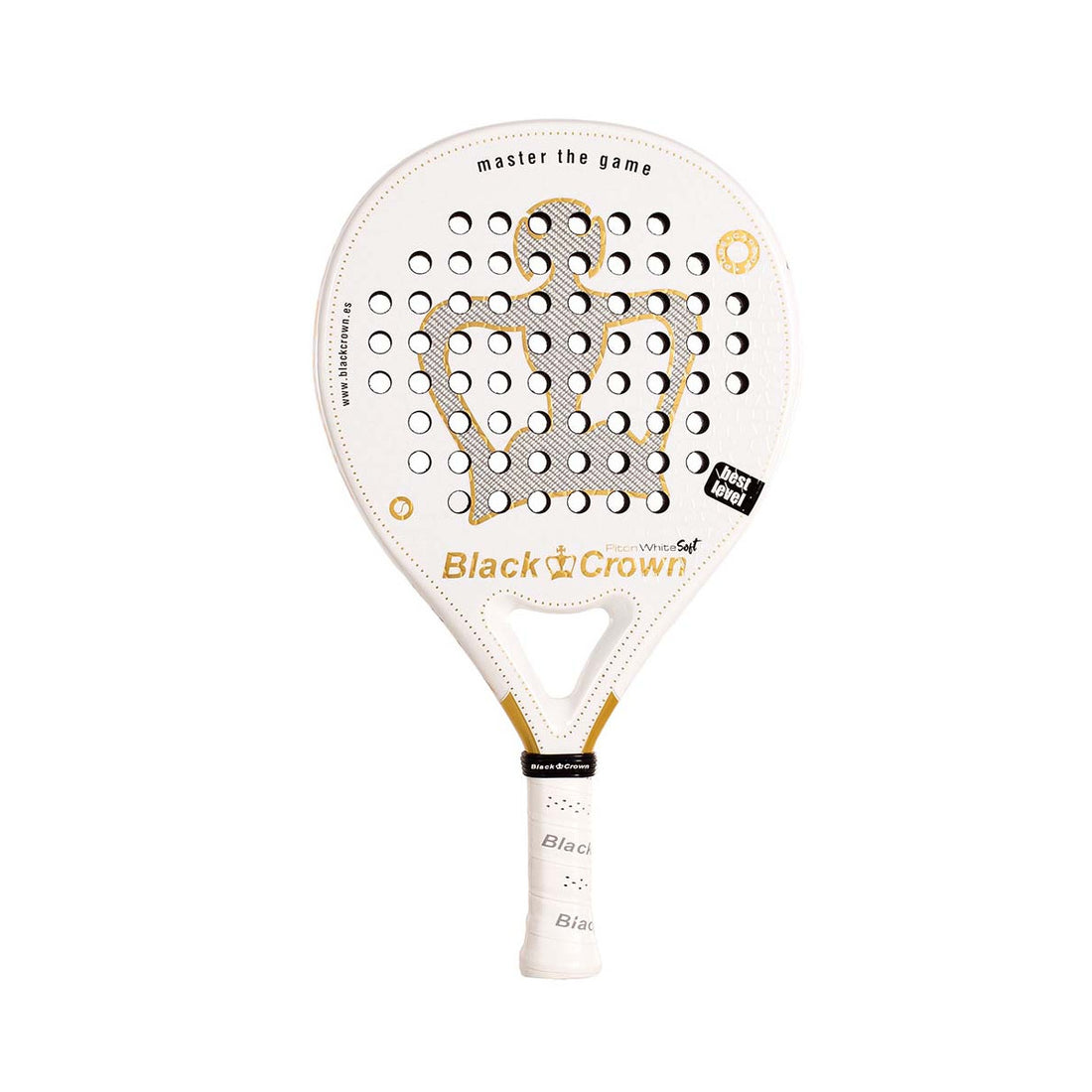 Black Crown Piton White Soft racquet