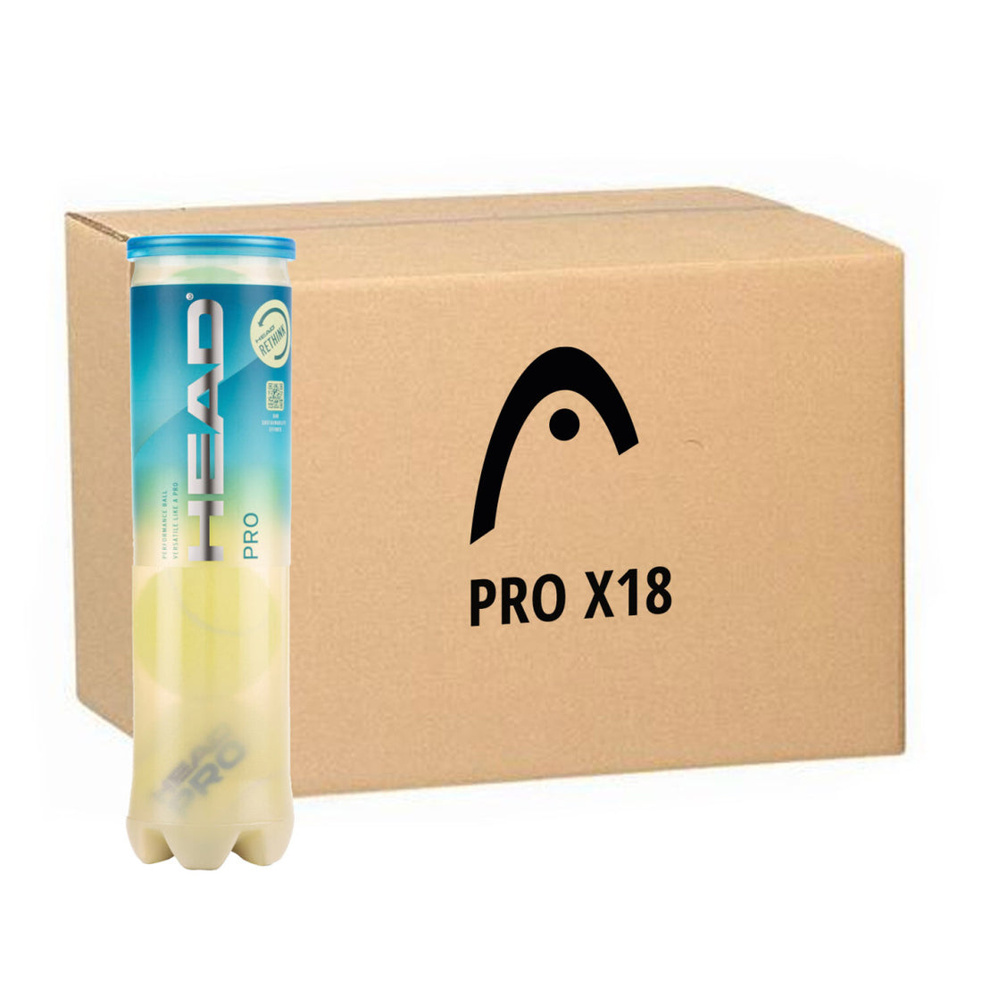 Box 18 cans of 4 Head Pro Balls