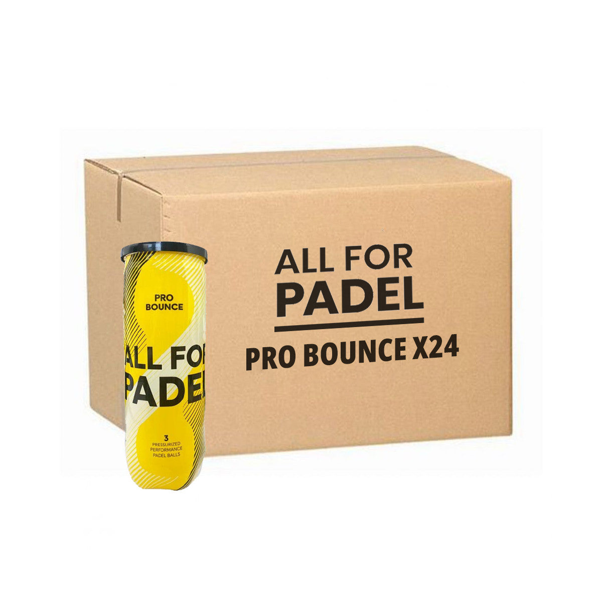 Box 24 cans of 3 All For Padel Pro Bounce