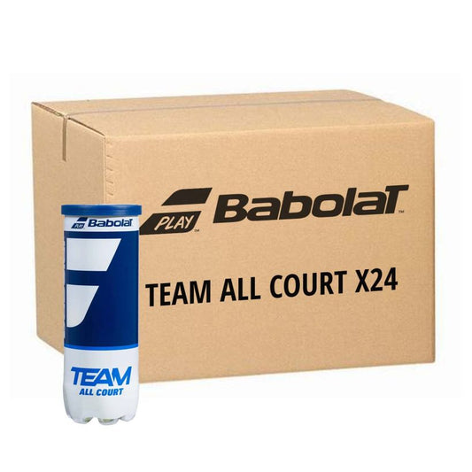 Balles Babolat Team All Court (boîte de 72 balles - 24x3)