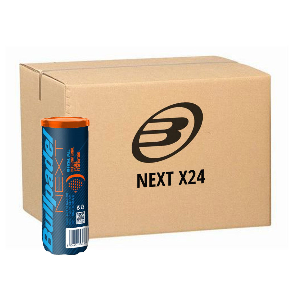 Box 24 cans of 3 Bullpadel Next balls
