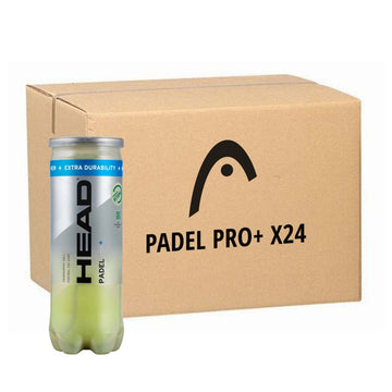 Box 24 cans of 3 Head Padel Pro+ balls