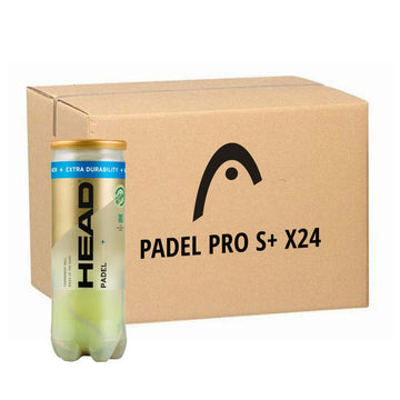 Box 24 cans of 3 Head Padel Pro S+ balls