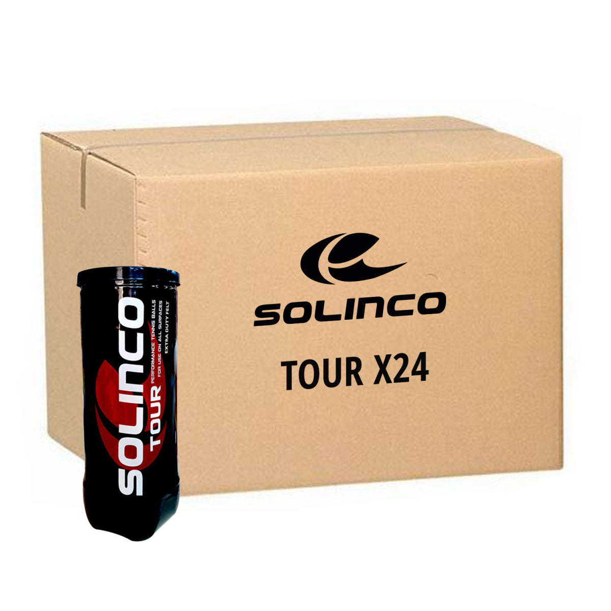 Box 24 cans of 3 Solinco Tour Balls