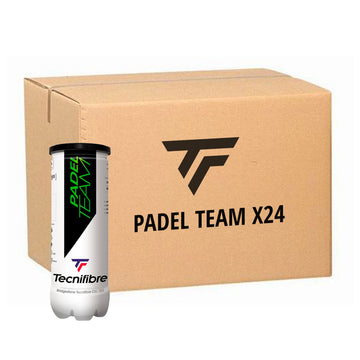 Box 24 cans of 3 Tecnifibre Padel Team balls