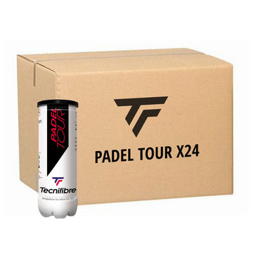 Box 24 cans of 3 Tecnifibre Padel Tour balls