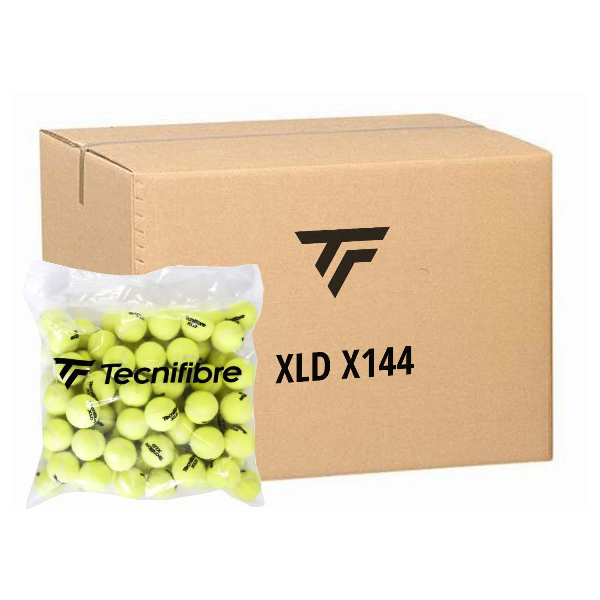 Box of 144 Tecnifibre XLD tennis Balls