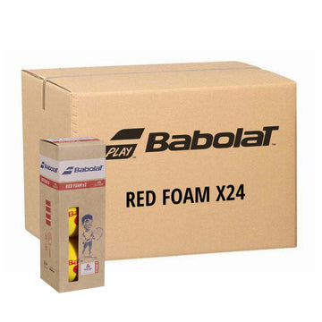 Box of 24 boxes of 3 Babolat Red Foam Balls