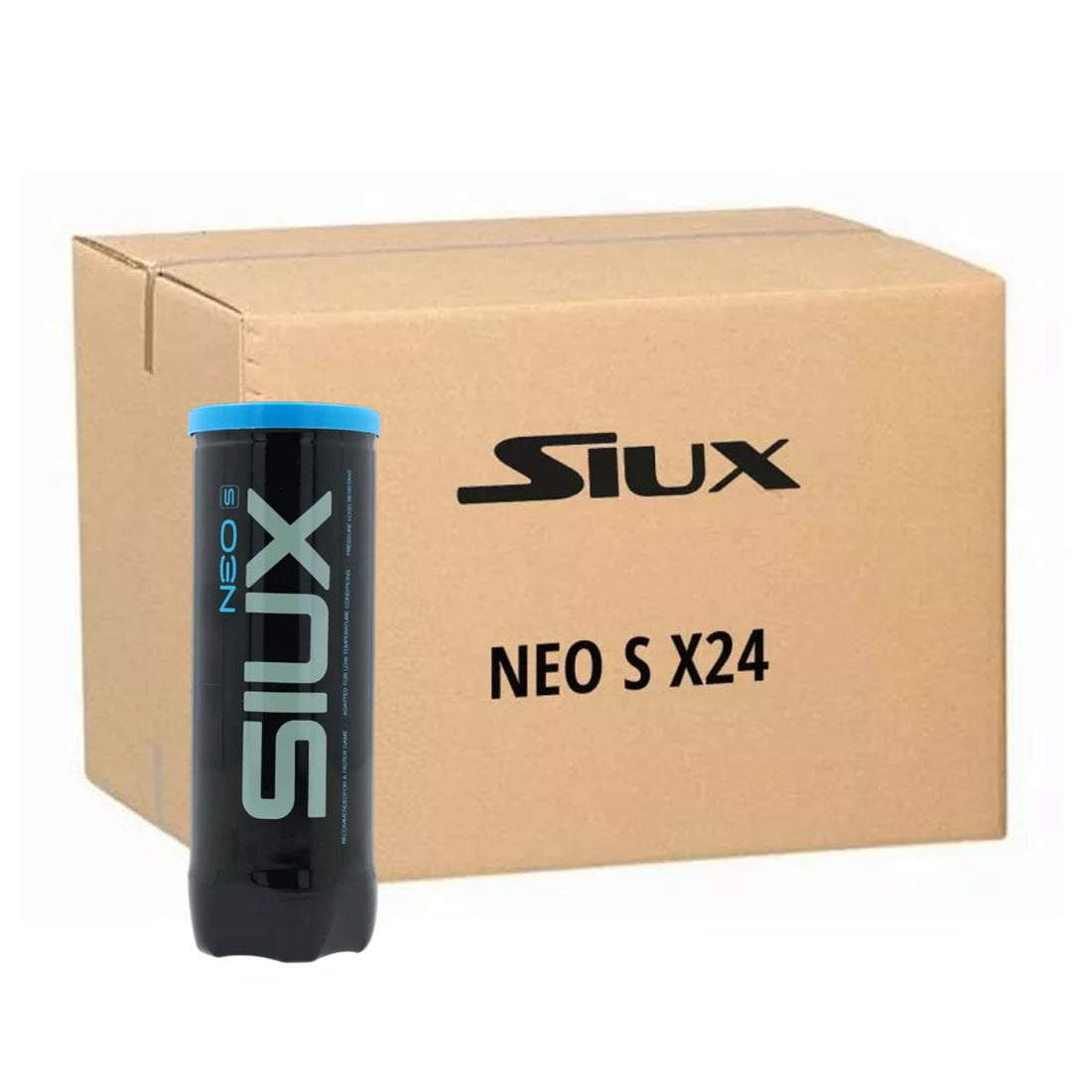 Box of 24 tubes of 3 Siux Neo S balls