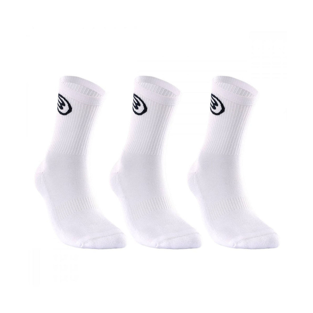 Bullpadel BP252 White Socks (3 pairs)