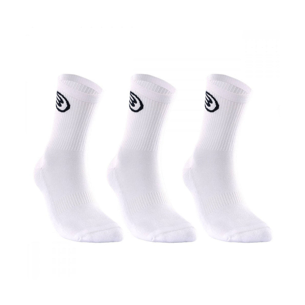 Bullpadel BP252 White Socks (3 pairs)