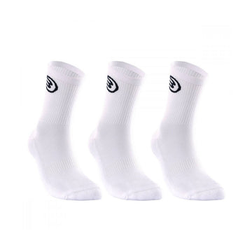 Bullpadel BP252 White Socks (3 pairs)