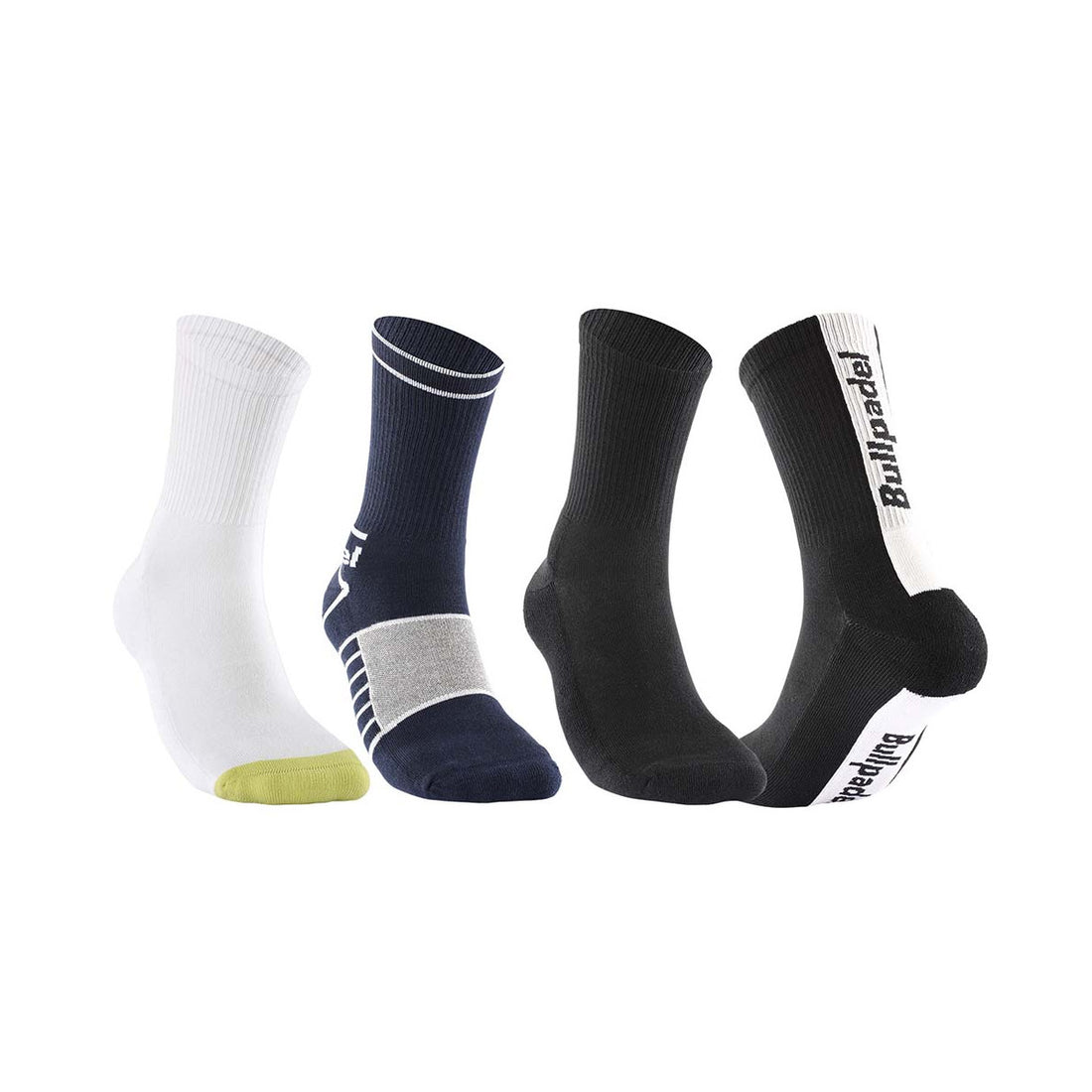 Bullpadel BP255i Black / Navy / White Socks (3 pairs)