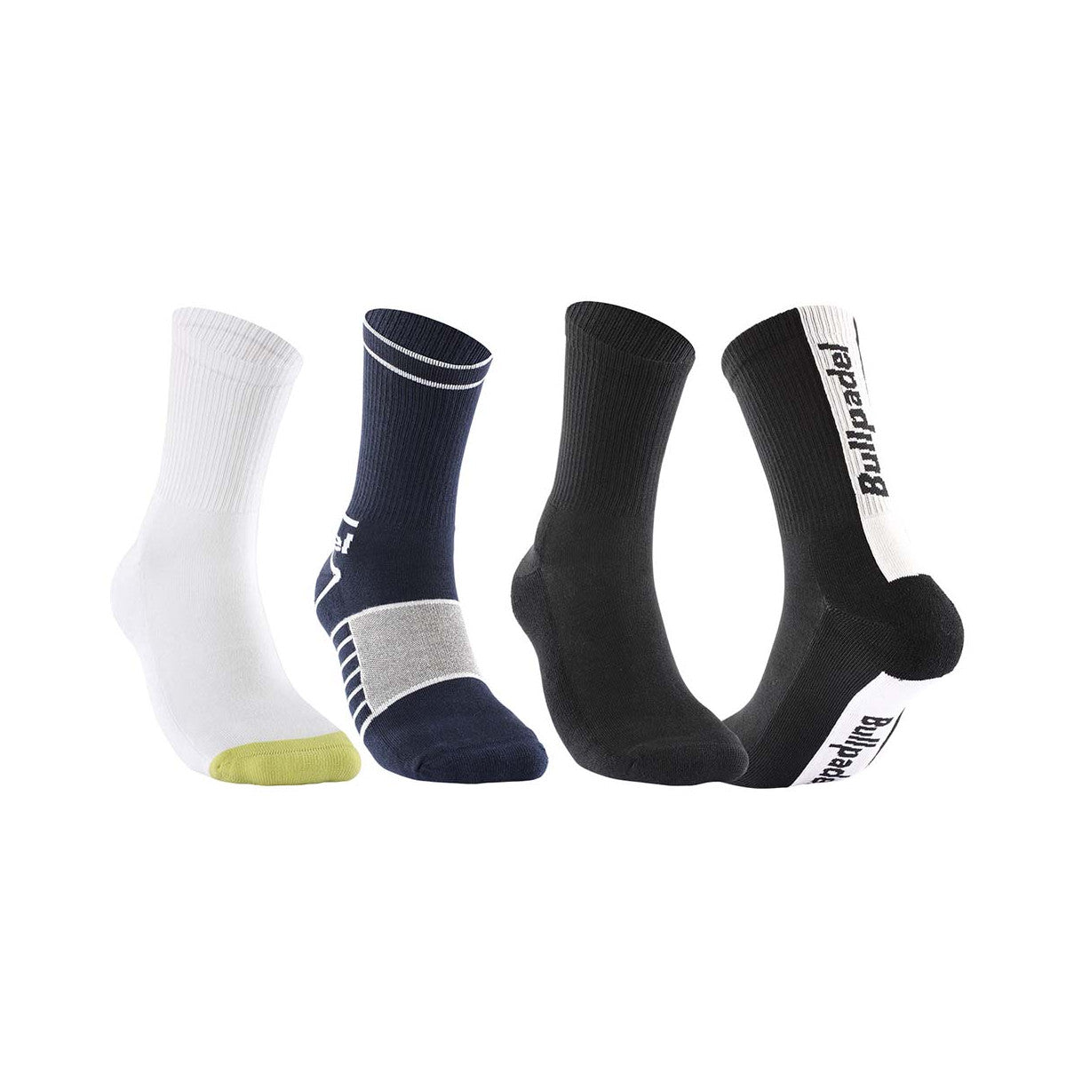 Bullpadel BP255i Black / Navy / White Socks (3 pairs)