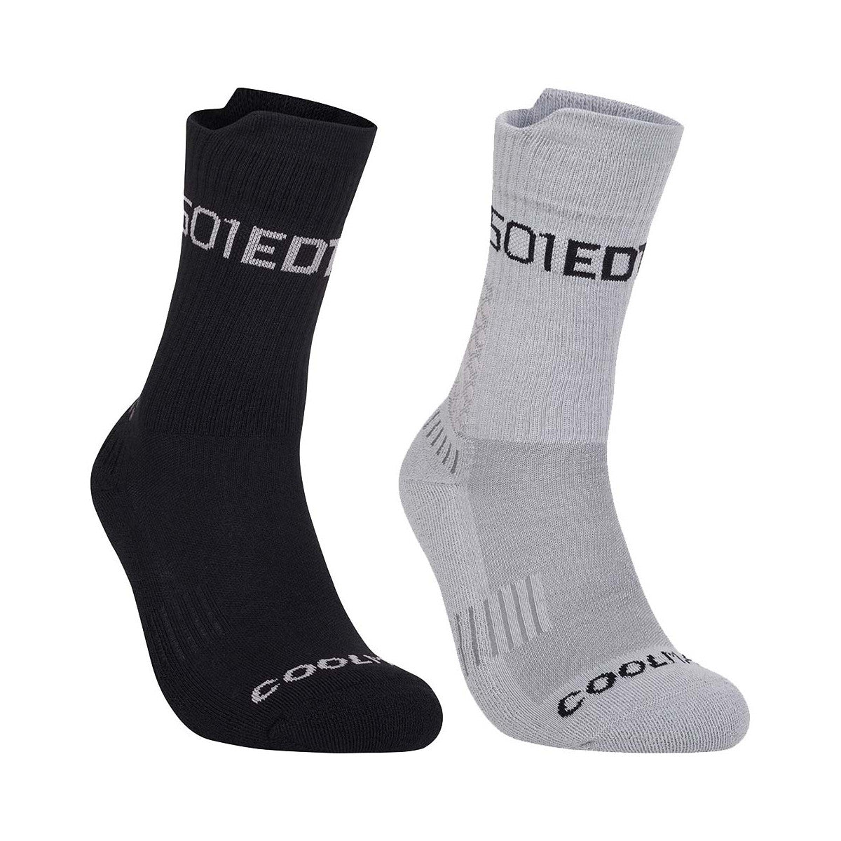 Bullpadel BP25PR Black / Grey Socks (2 pairs)