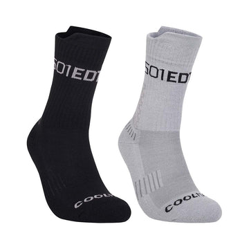 Bullpadel BP25PR Black / Grey Socks (2 pairs)