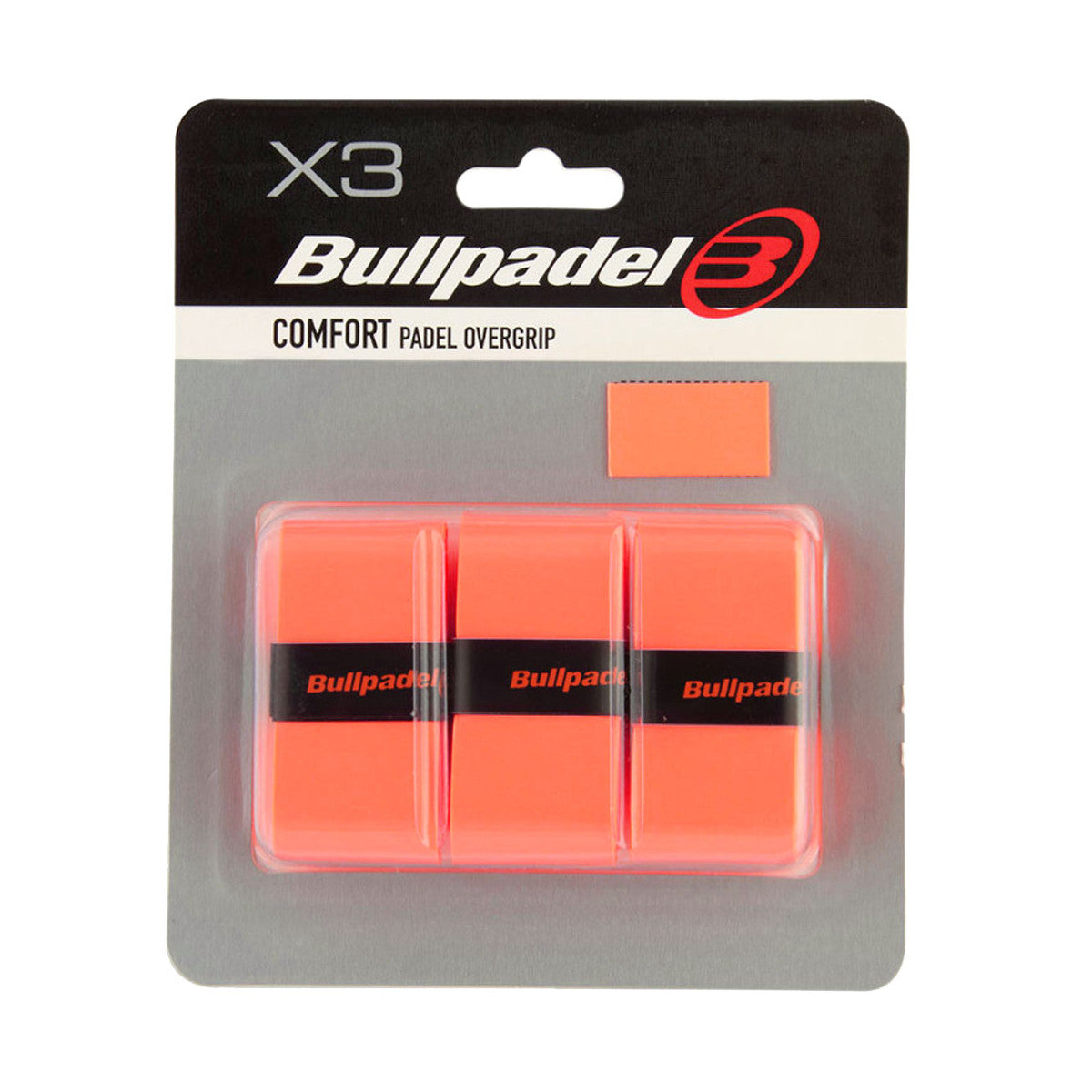 Bullpadel Comfort Overgrips Orange x3