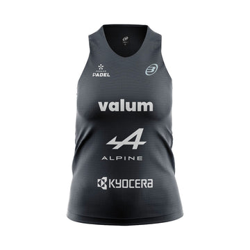 Bullpadel Lleva Claudia Fernández Black tank top