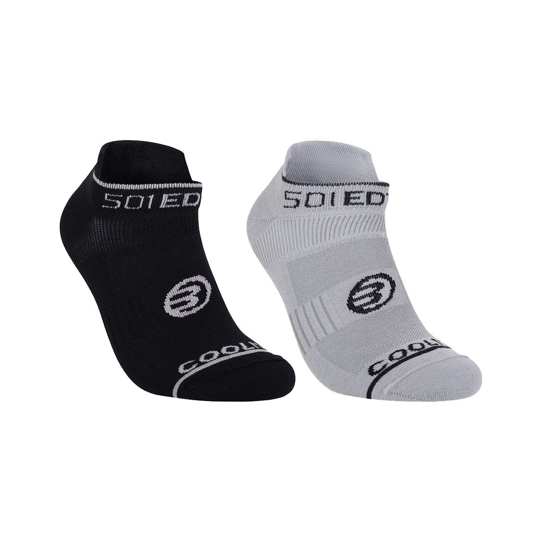 Bullpadel Low Cut Socks Grey / Black (2 Pairs)