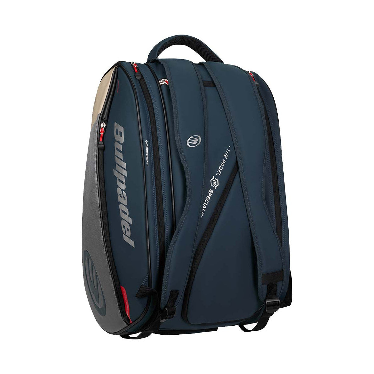 Bullpadel Neuron 2026 Grey / Midnight Blue thermobag – 3