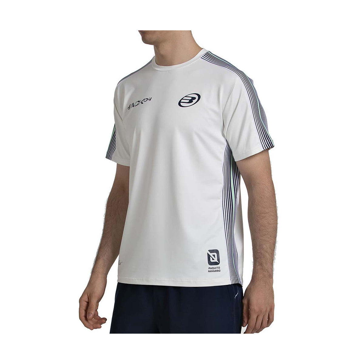 Bullpadel Paquito Navarro 26V White T-shirt – 3