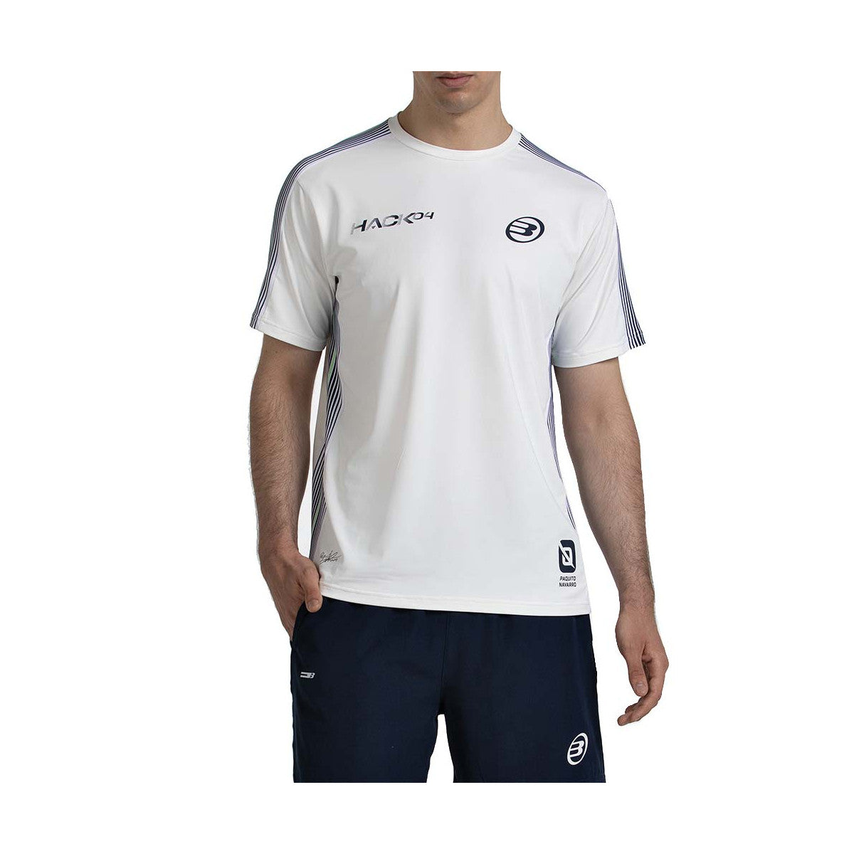 Bullpadel Paquito Navarro 26V White T-shirt – 2