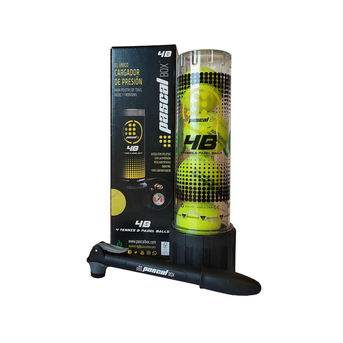 Bullpadel Pascal box 4 balls – 2