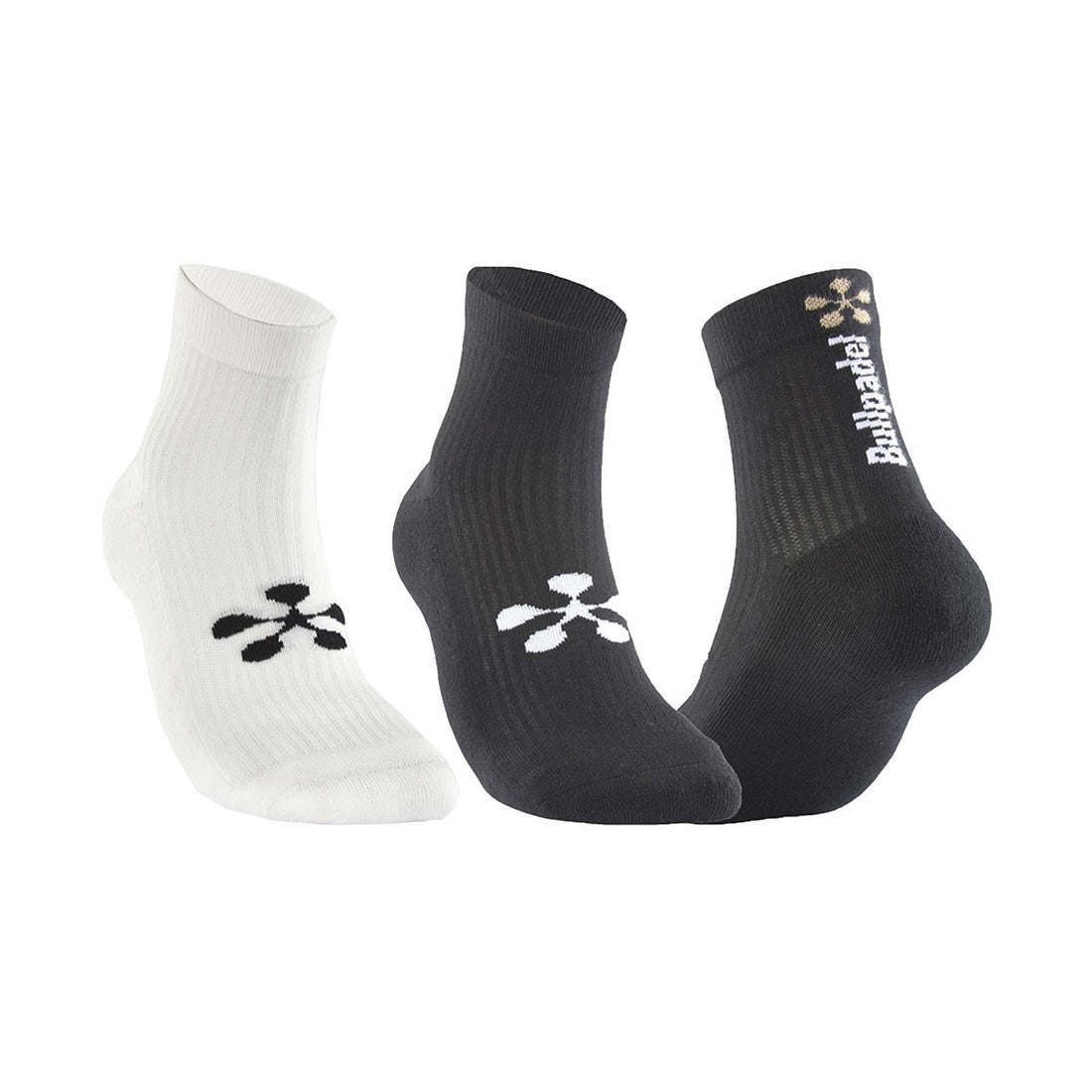 Bullpadel Premier Padel Socks Black / White (2 pairs)