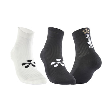 Bullpadel Premier Padel Socks Black / White (2 pairs)