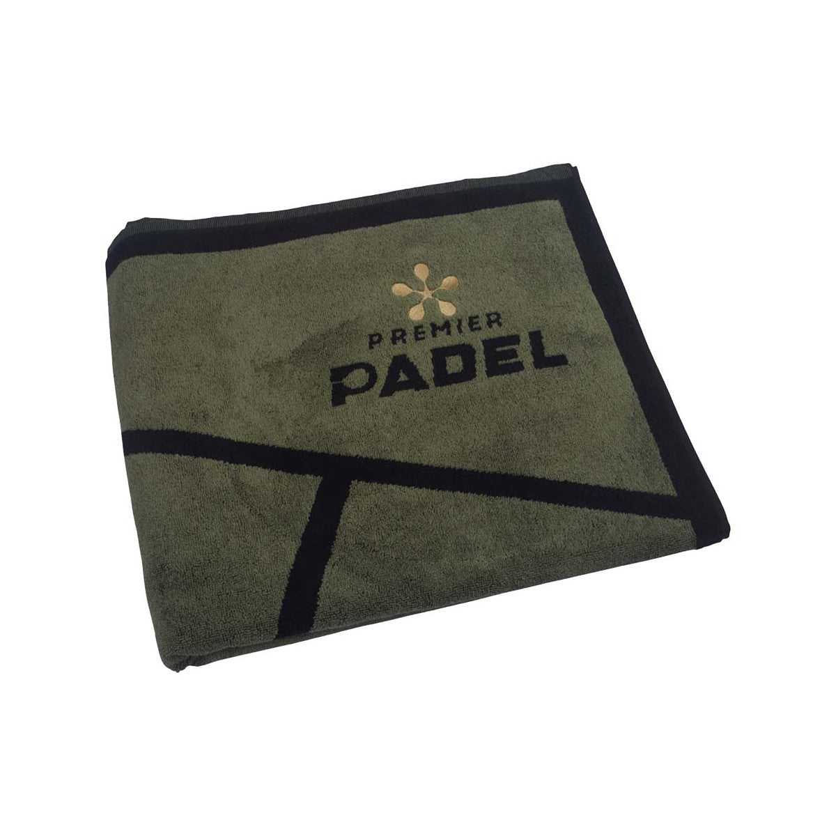 Bullpadel Premier Padel Towel Khaki / Black 100x50 – 3