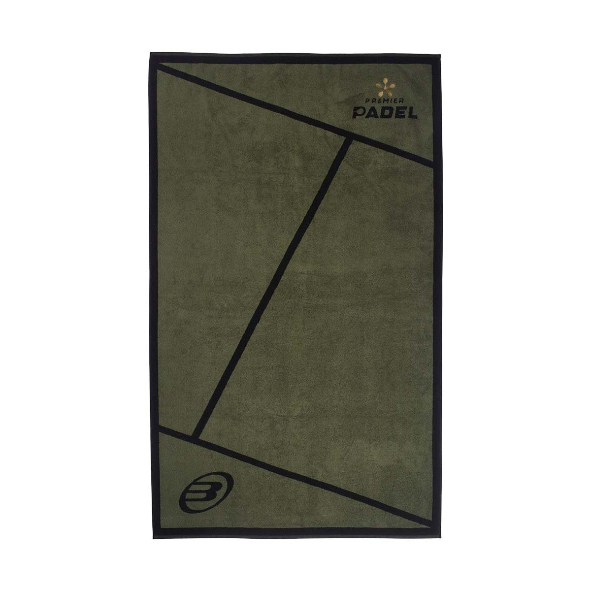Bullpadel Premier Padel Towel Khaki / Black 150x90