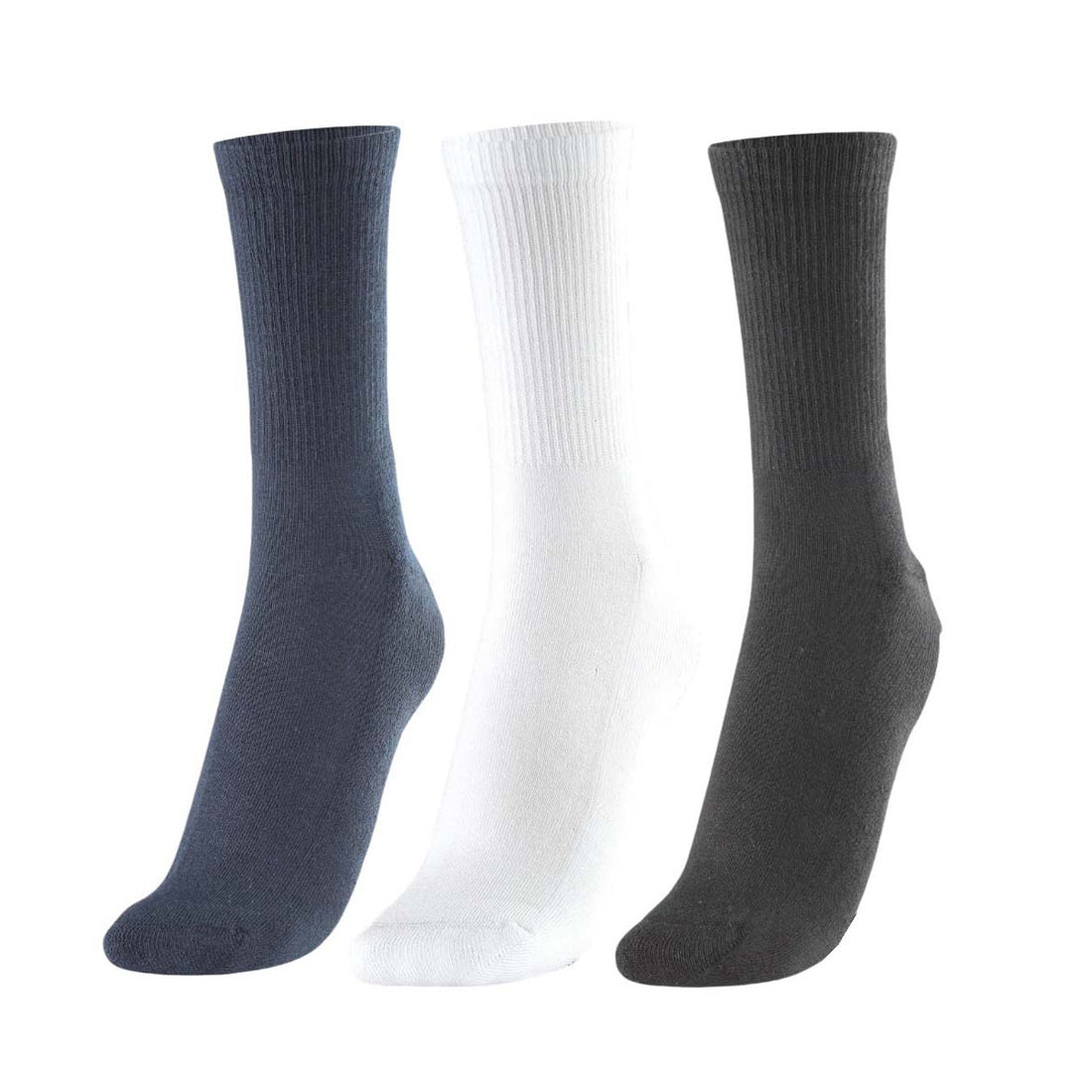Bullpadel Socks Black / White - Green / Navy Blue (3 pairs)