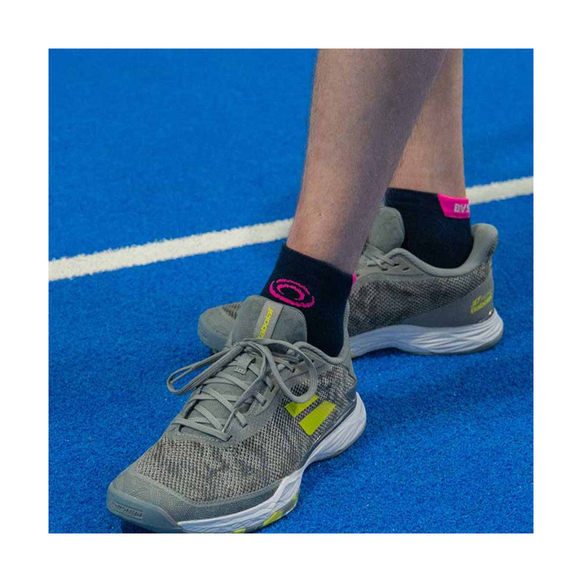 BV Sport Padel Short Socks Blue / Pink – 2
