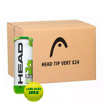Head TIP Green Balls (boîte de 72 balles - 24x3)