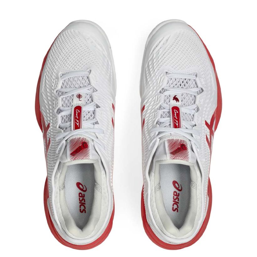 Asics Gel Court FF 3 Novak White / Red Shoes