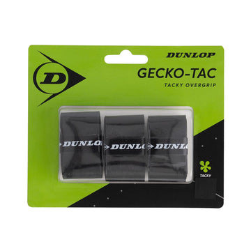 Dunlop Gecko Tac Overgrips Black x 3