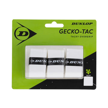 Dunlop Gecko Tac Overgrips White x 3