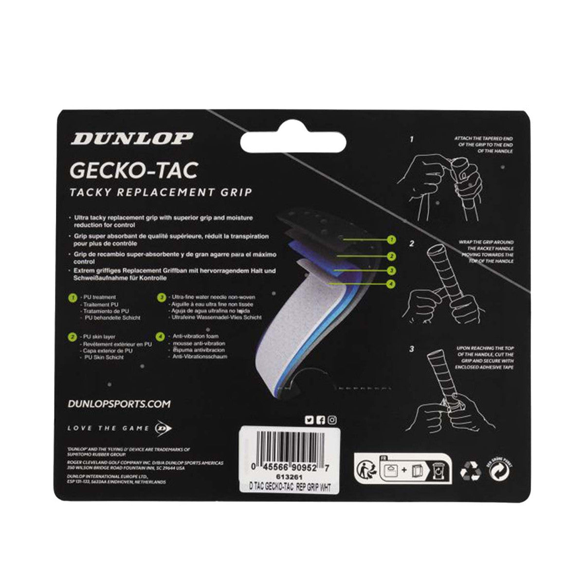 Dunlop Gecko-Tac White Replacement Grip – 2
