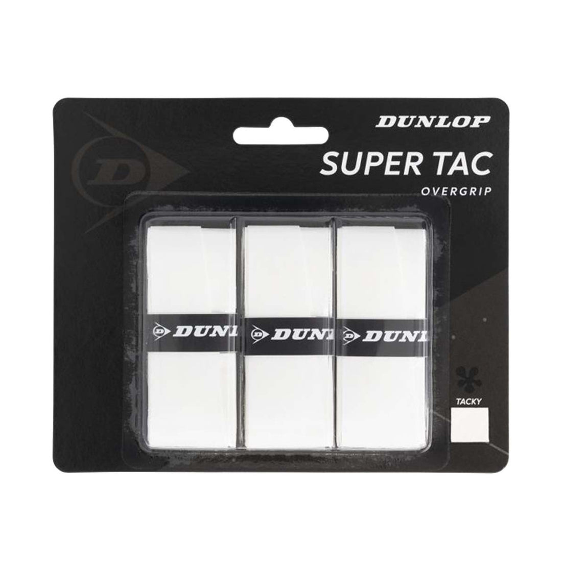 Dunlop Super Tac White Overgrips x 3