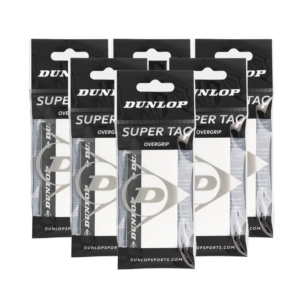 Dunlop Super Tac White Overgrips x 30