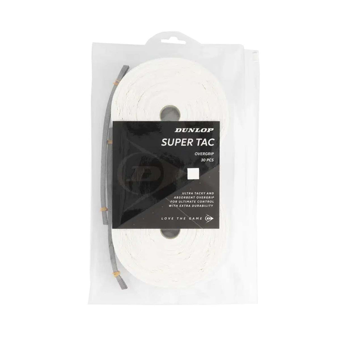 Dunlop Super Tac White Overgrips x 30
