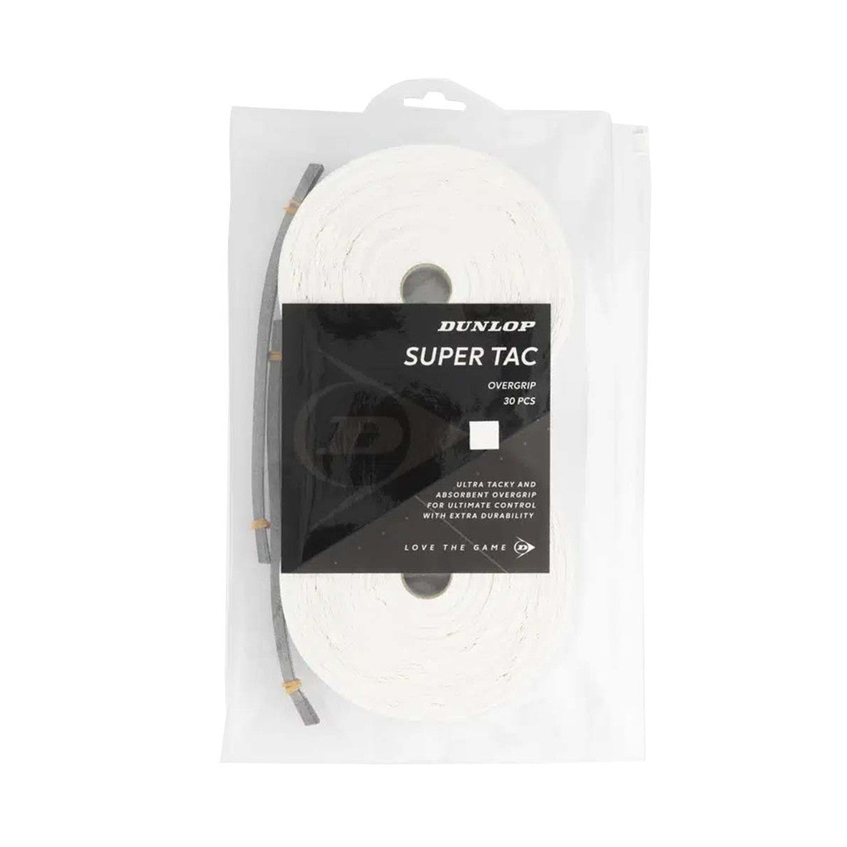 Dunlop Super Tac White Overgrips x 30