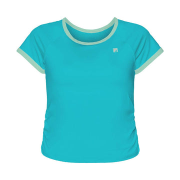 Fila Women's Ophelia Turquoise T-Shirt