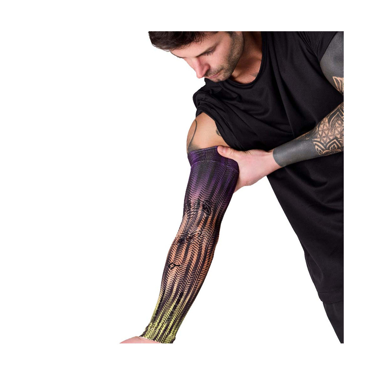 Floky NO-STRAIN Delhi Compression Sleeve - Violet / Yellow – 6